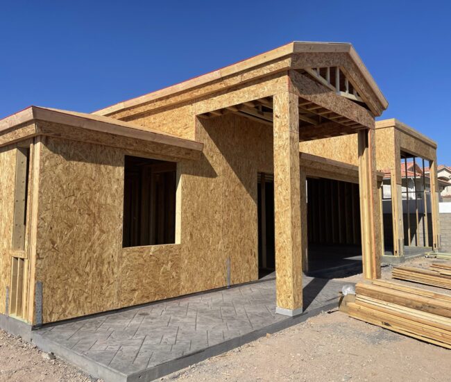 New Home on Barranca Dr, Framed by Devett Development LLC