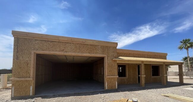 custom casita with garage in havasu