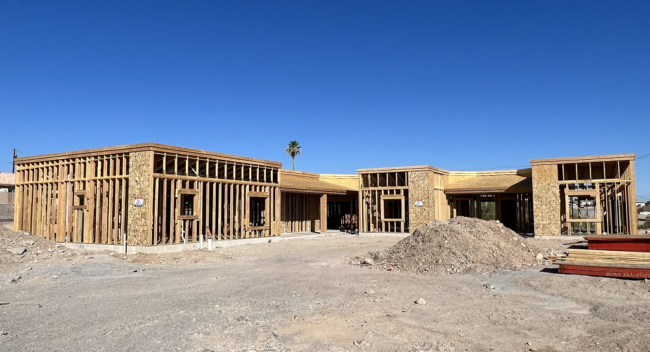 multifamily framing project in havasu