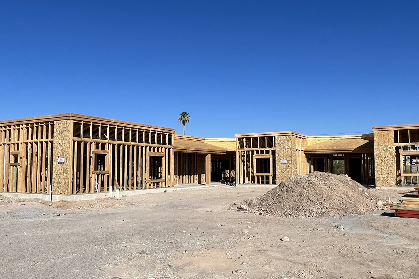 multifamily framing project in havasu