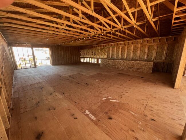 space built for a man cave